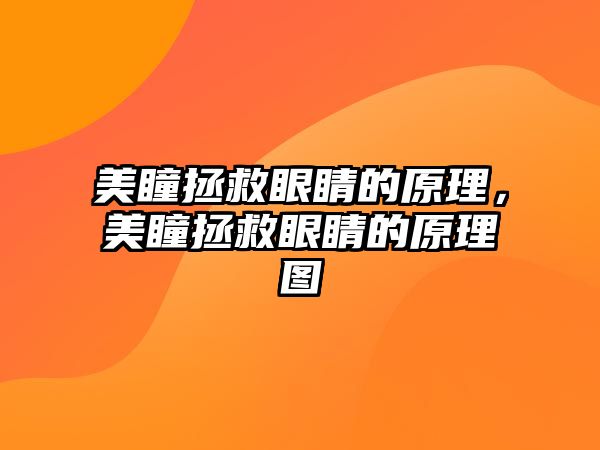 美瞳拯救眼睛的原理，美瞳拯救眼睛的原理圖