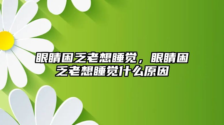 眼睛困乏老想睡覺，眼睛困乏老想睡覺什么原因