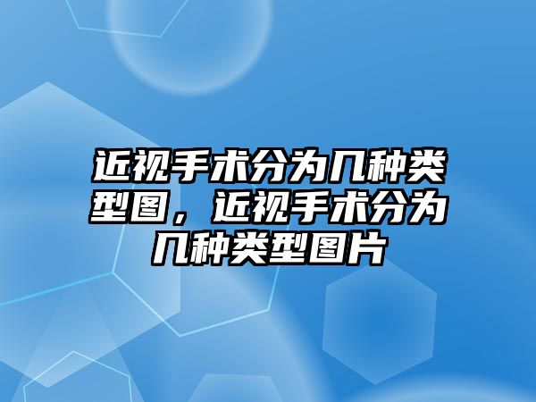 近視手術分為幾種類型圖，近視手術分為幾種類型圖片